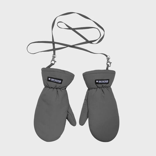 Grey recycled vegan warm gloves eco friendly accessory