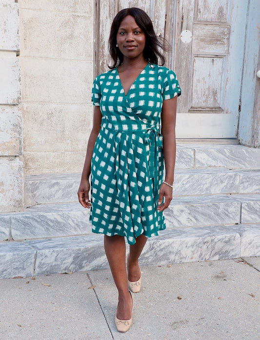 Harita Organic Cotton Wrap Dress