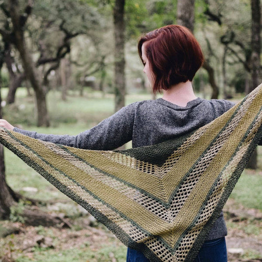 Hibiscus Shawl Knitting Pattern