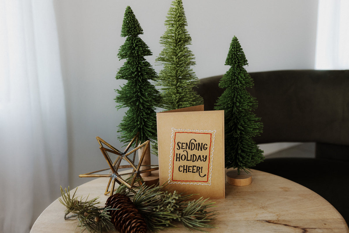 Sending Holiday Cheer Greeting Cards