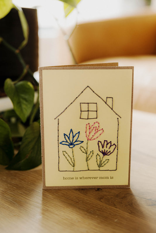 Home is Wherever Mom Is Greeting Card