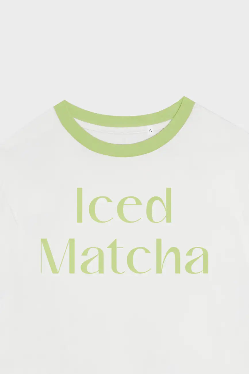 Vegan T-Shirt Iced Matcha