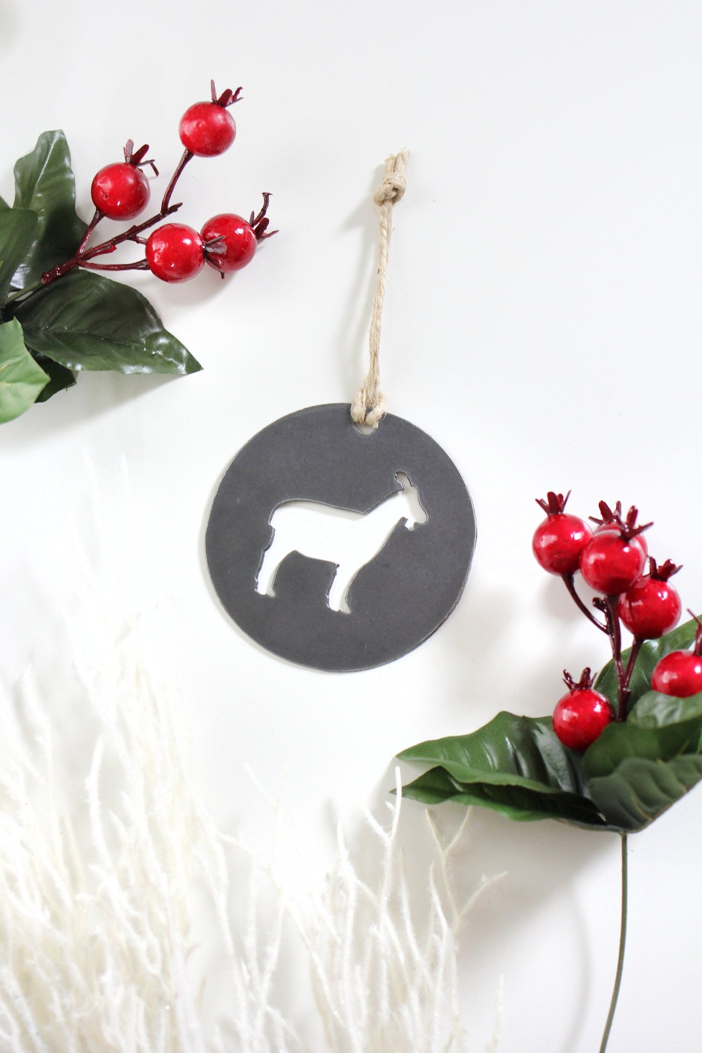 Goat Christmas Tree Ornament