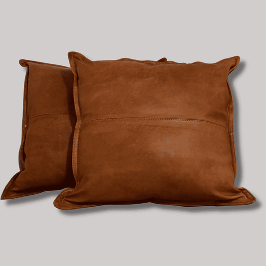 Leather Pillow Cover