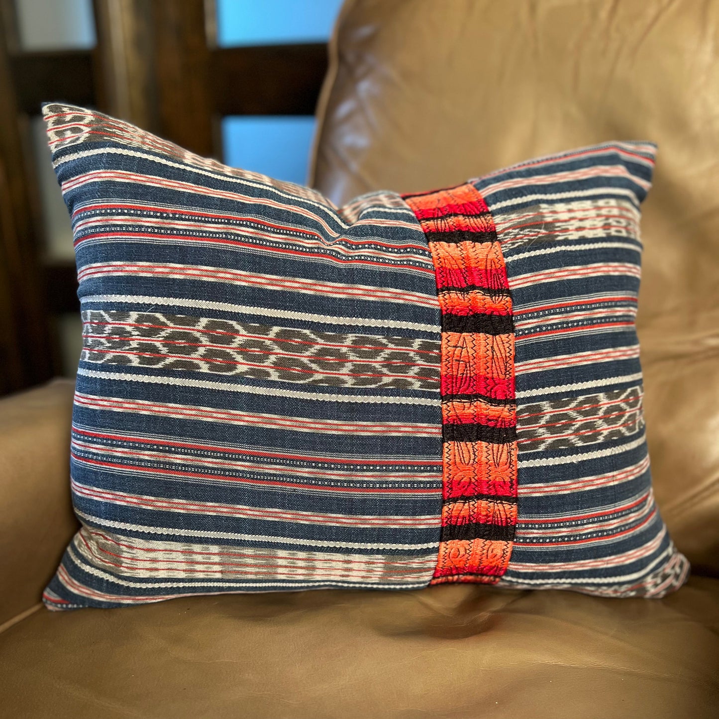 Handwoven Corte Throw Pillow Cover