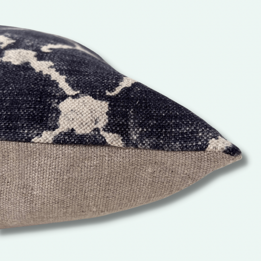 Handmade Linen Throw Pillow