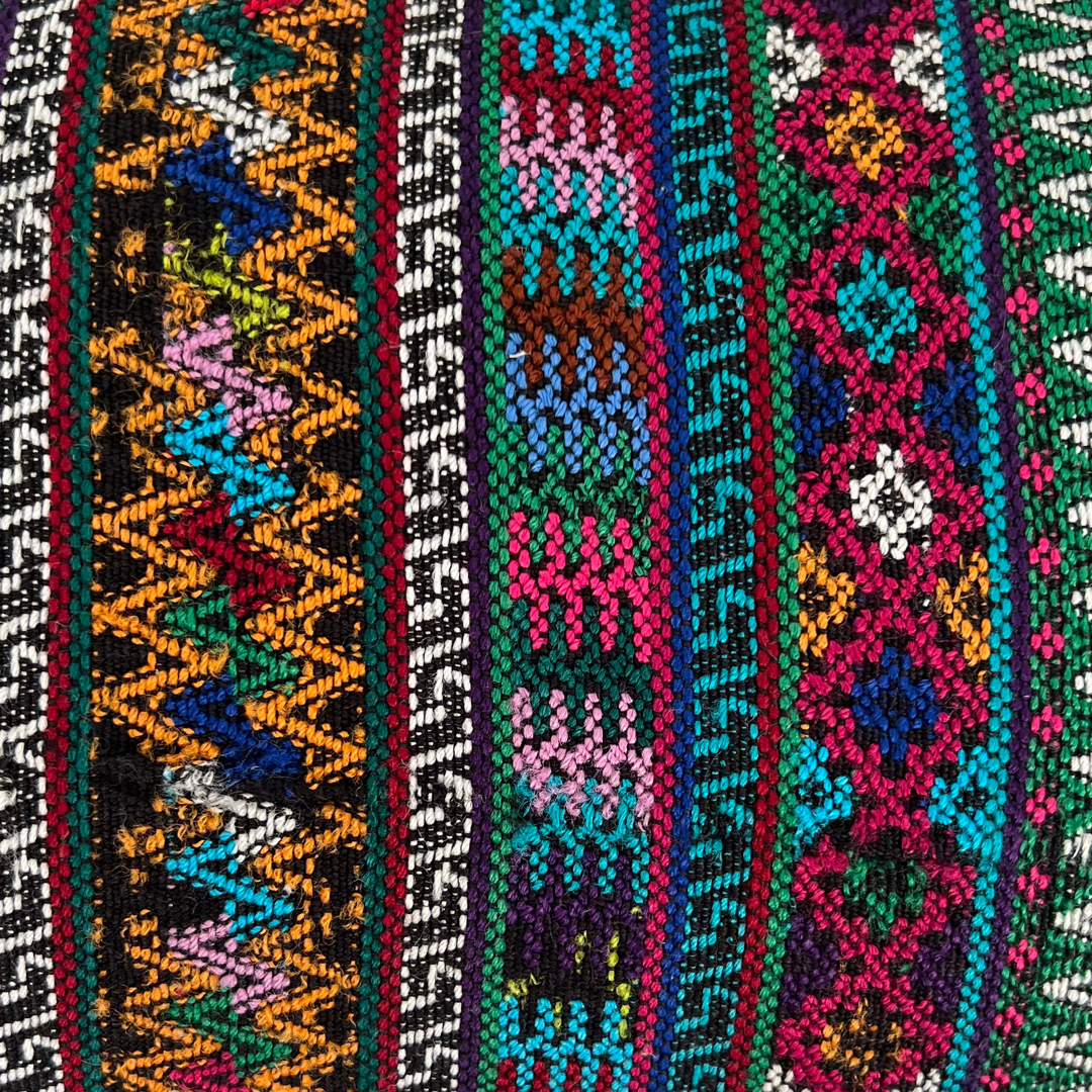 Huipil & Hemp Throw Pillow Cover