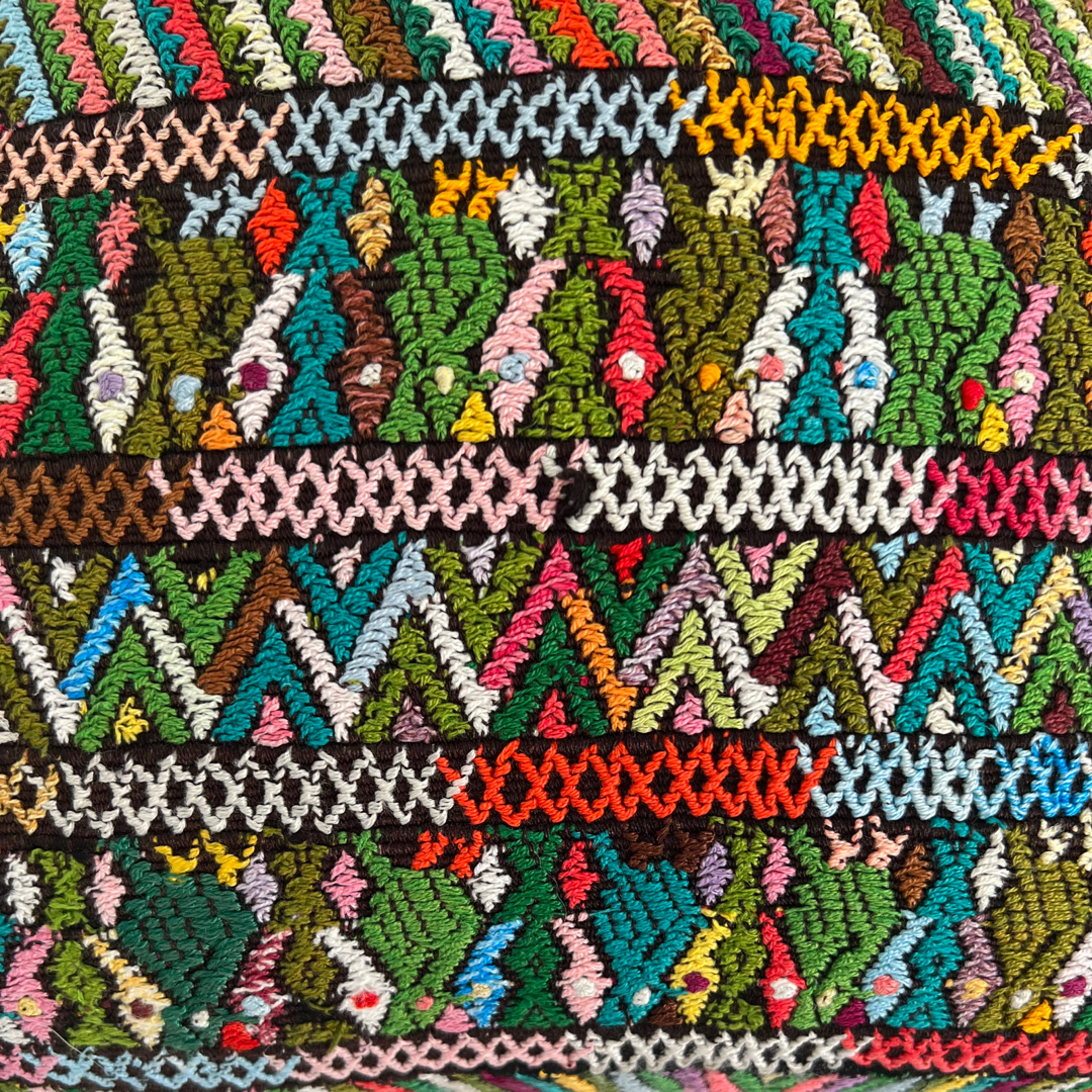 Huipil & Hemp Throw Pillow Cover