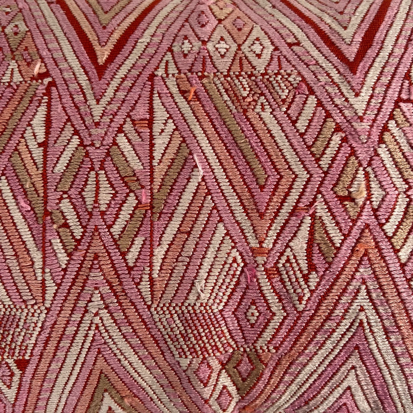 Huipil & Hemp Throw Pillow Cover