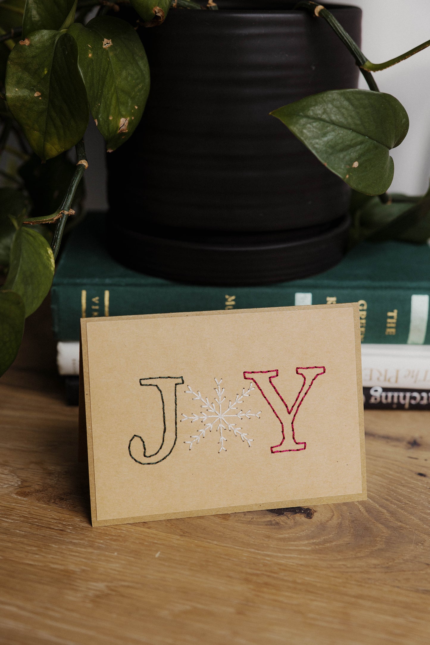 Joy Snowflake Greeting Cards