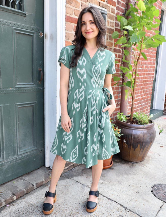 Khadra Organic Cotton Wrap Dress