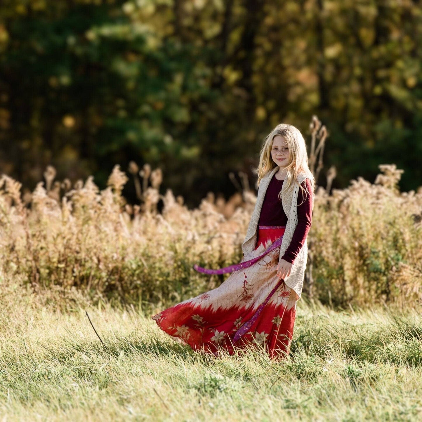 Kids Skirt – Recycled Sari Magic