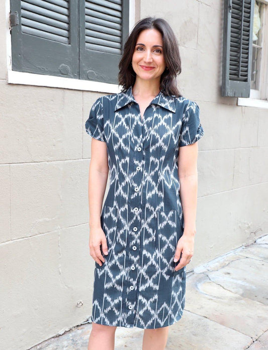 Laila Organic Button Dress