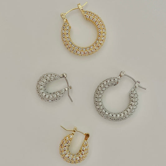Large Aliya Hoops