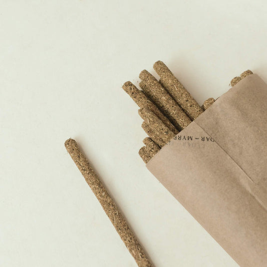 Lavender Incense Sticks – 30 Mini Hand-Rolled Sticks from Peru (4.2")
