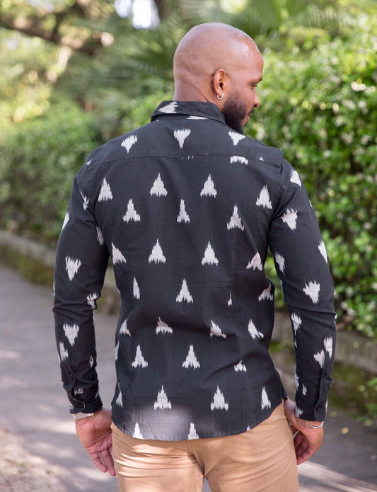 Leo Men's Button Down Shirt- FINAL SALE