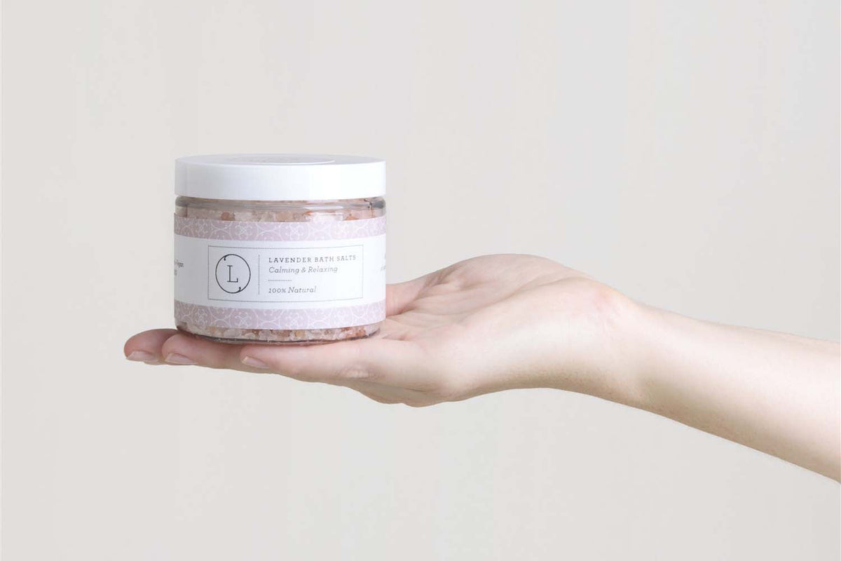 CBD Lavender Bath Salts – Epsom, Dead Sea & Himalayan Soak
