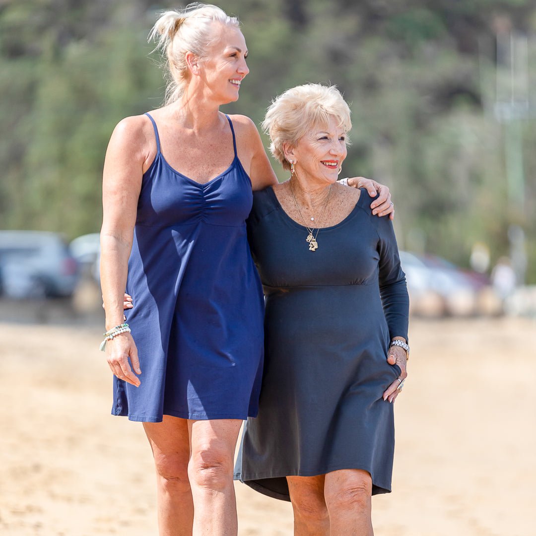 Louise Long Sleeve Hi-Low Dress - BJ's PJs