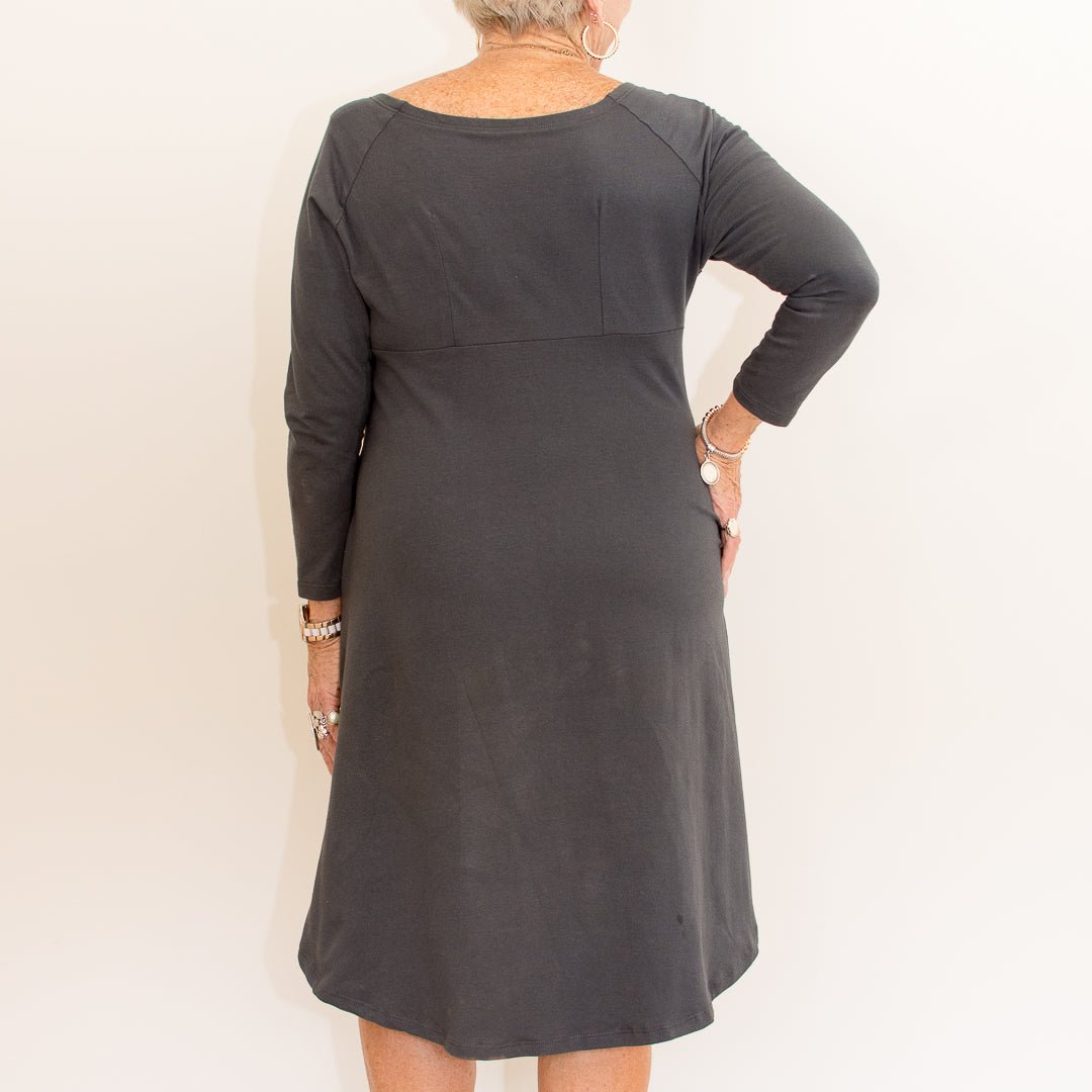 Louise Long Sleeve Hi-Low Dress - BJ's PJs