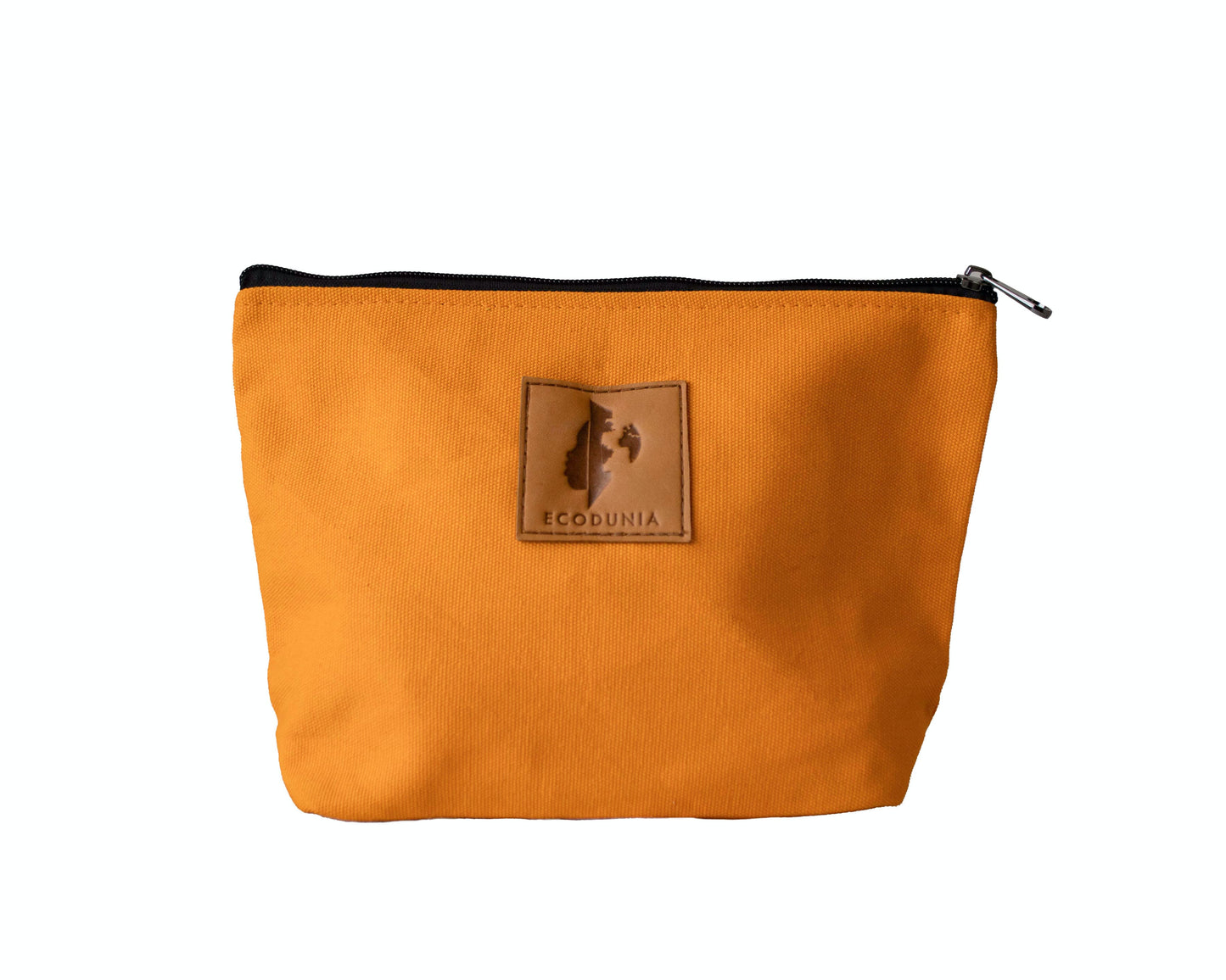 Ren Canvas Makeup Bag – Fair Trade Cosmetic & Toiletry Pouch #color_orange