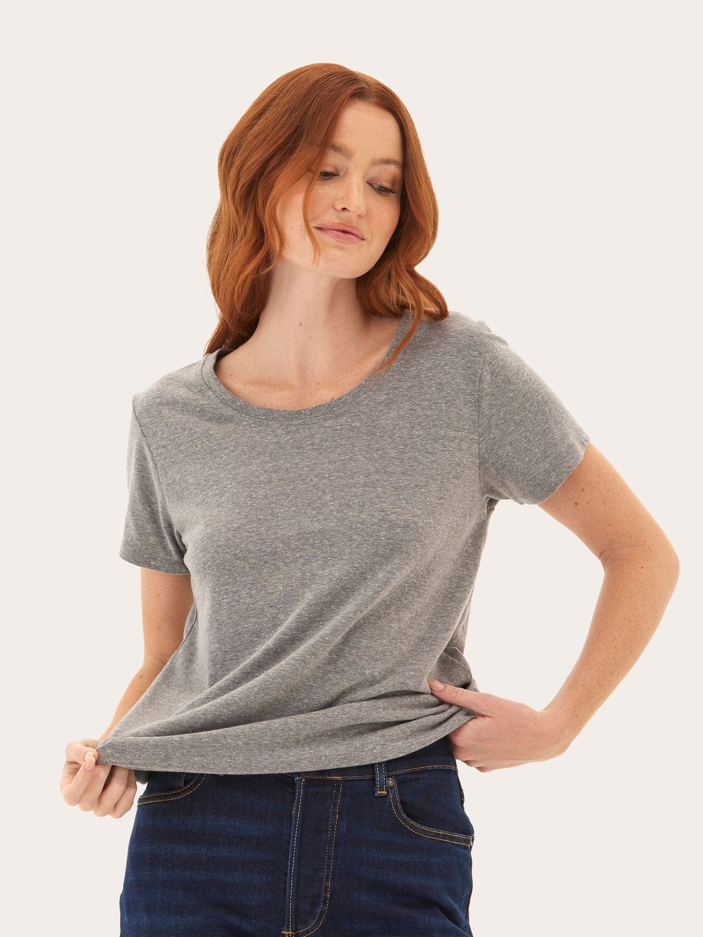 Core Triblend Jersey Crew Neck