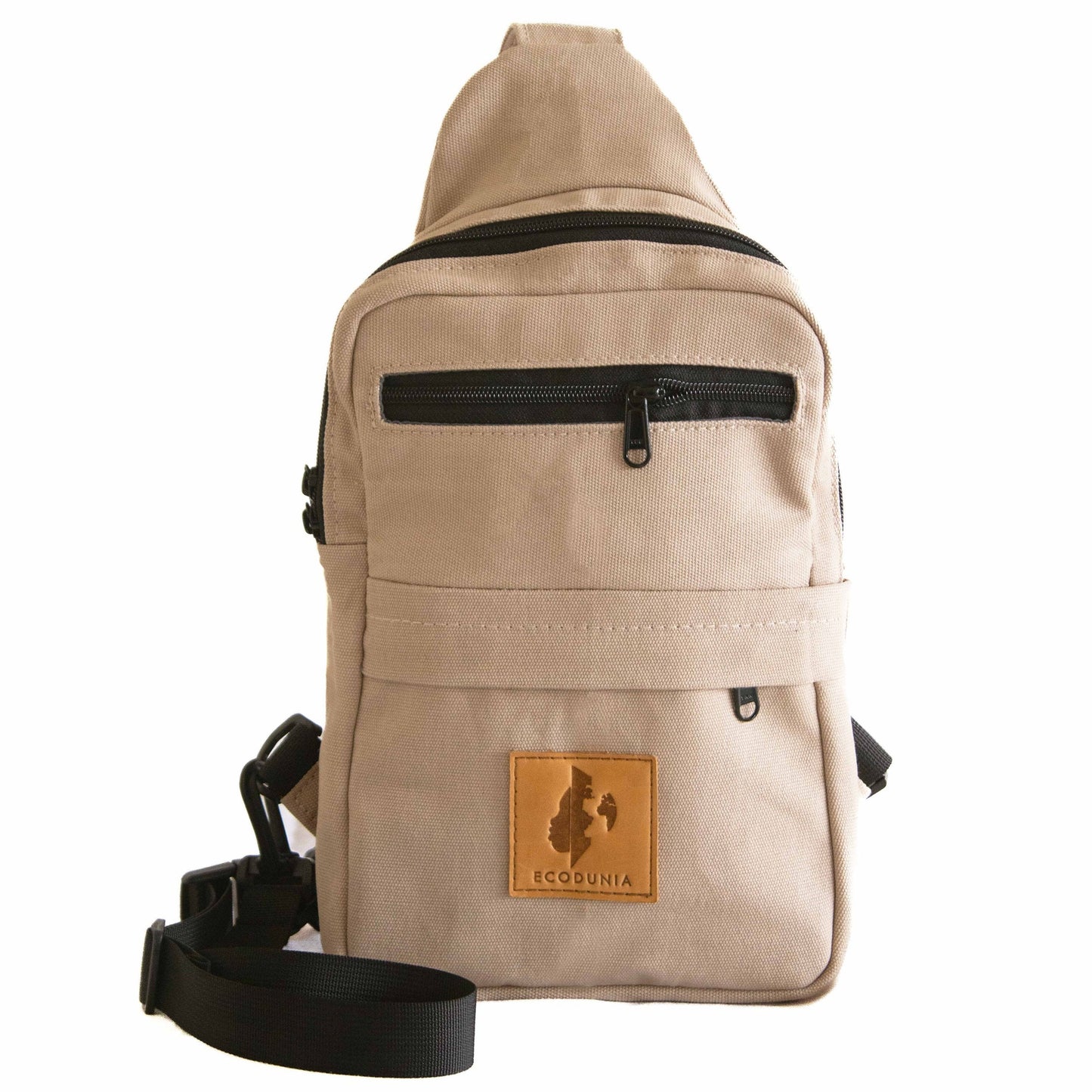 Umoja sand white canvas crossbody sling bag men #color_sand-white
