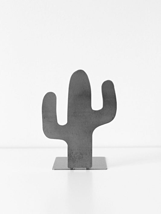Metal Cactus Bookend