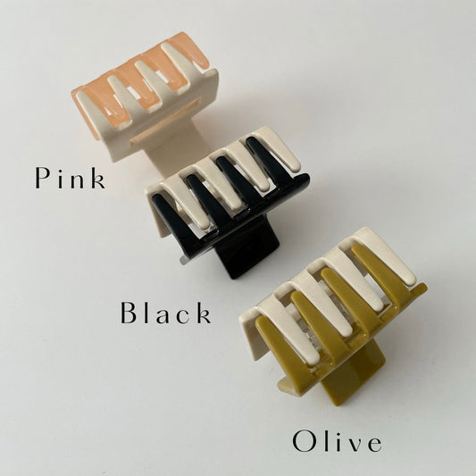 Mini Duo Tone Claw Clip