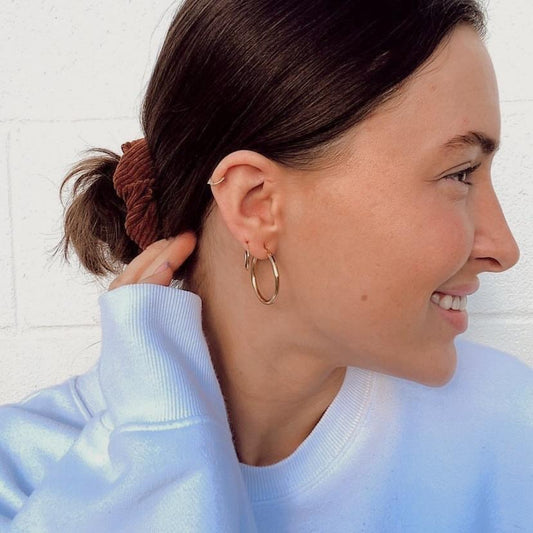 Minimal Gold Hoops