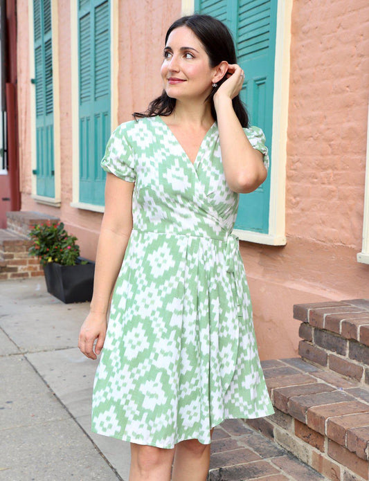 Mint Julep Organic Cotton Wrap Dress
