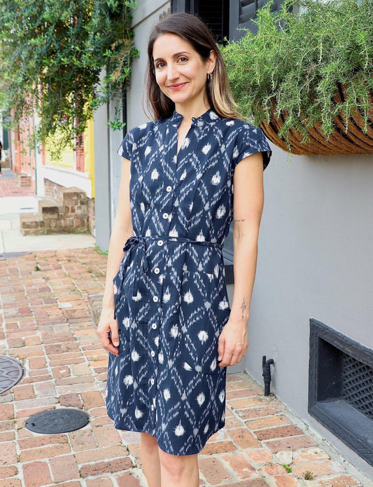 Nilam Organic Cotton Button Up Dress
