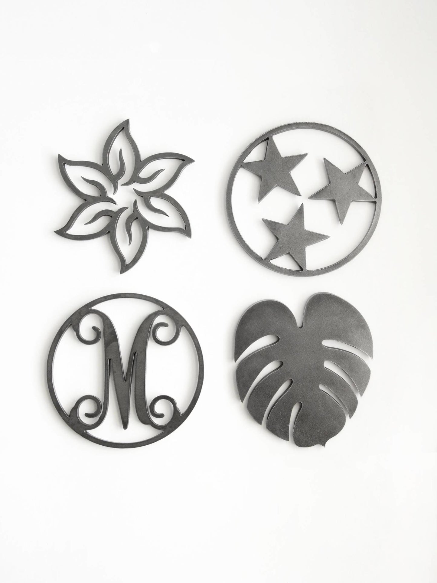 Personalized Kitchen Trivet Hot Plate Monogram Pot Holder