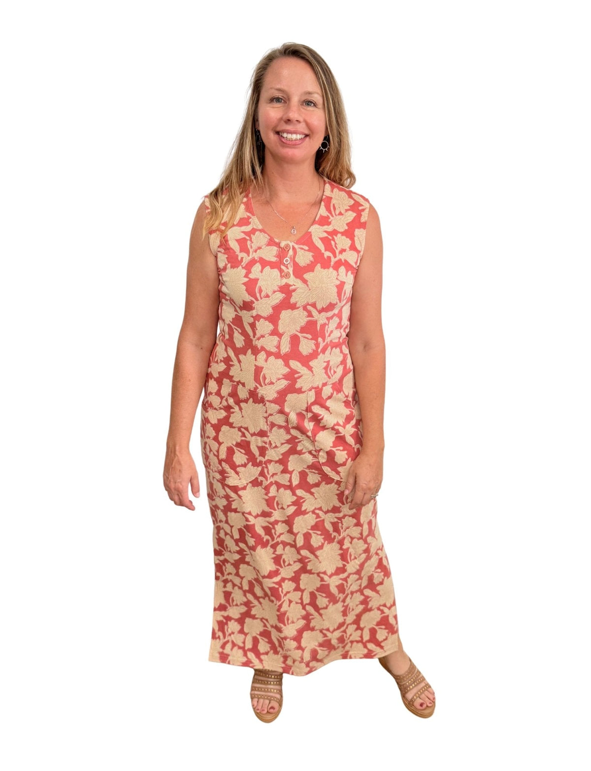 Pink Magnolia Maxi Dress : Sample