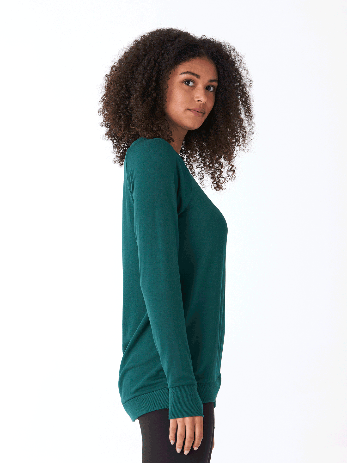 Leanna Feather Fleece Tunic