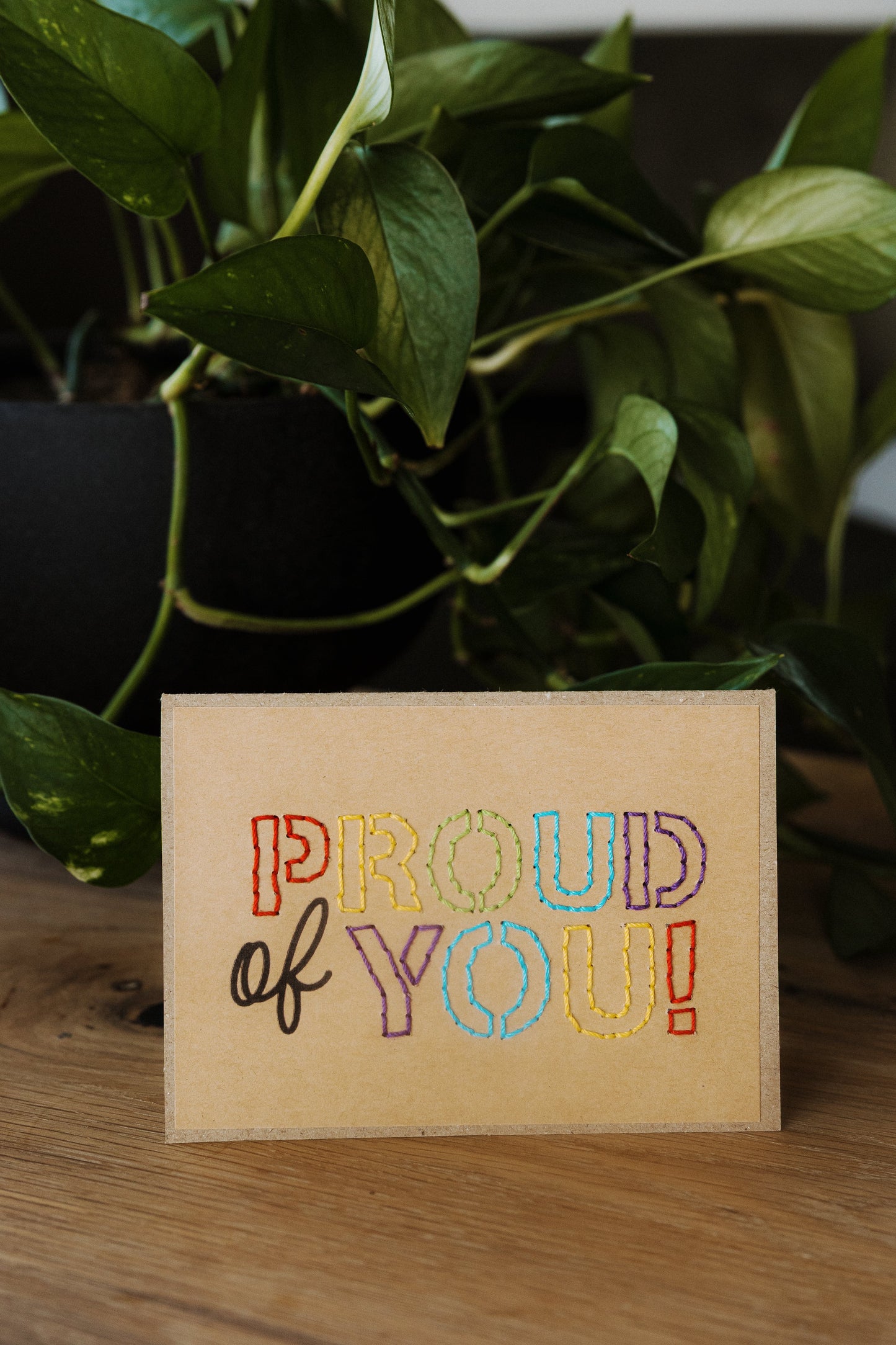 Proud of You Greeting Card