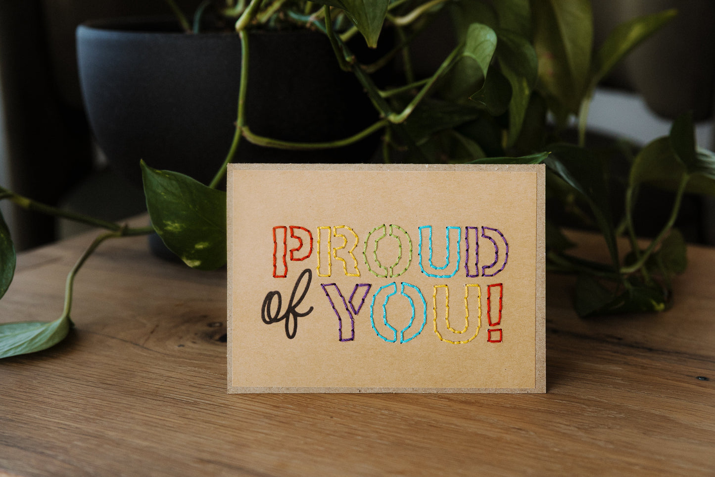 Proud of You Greeting Card