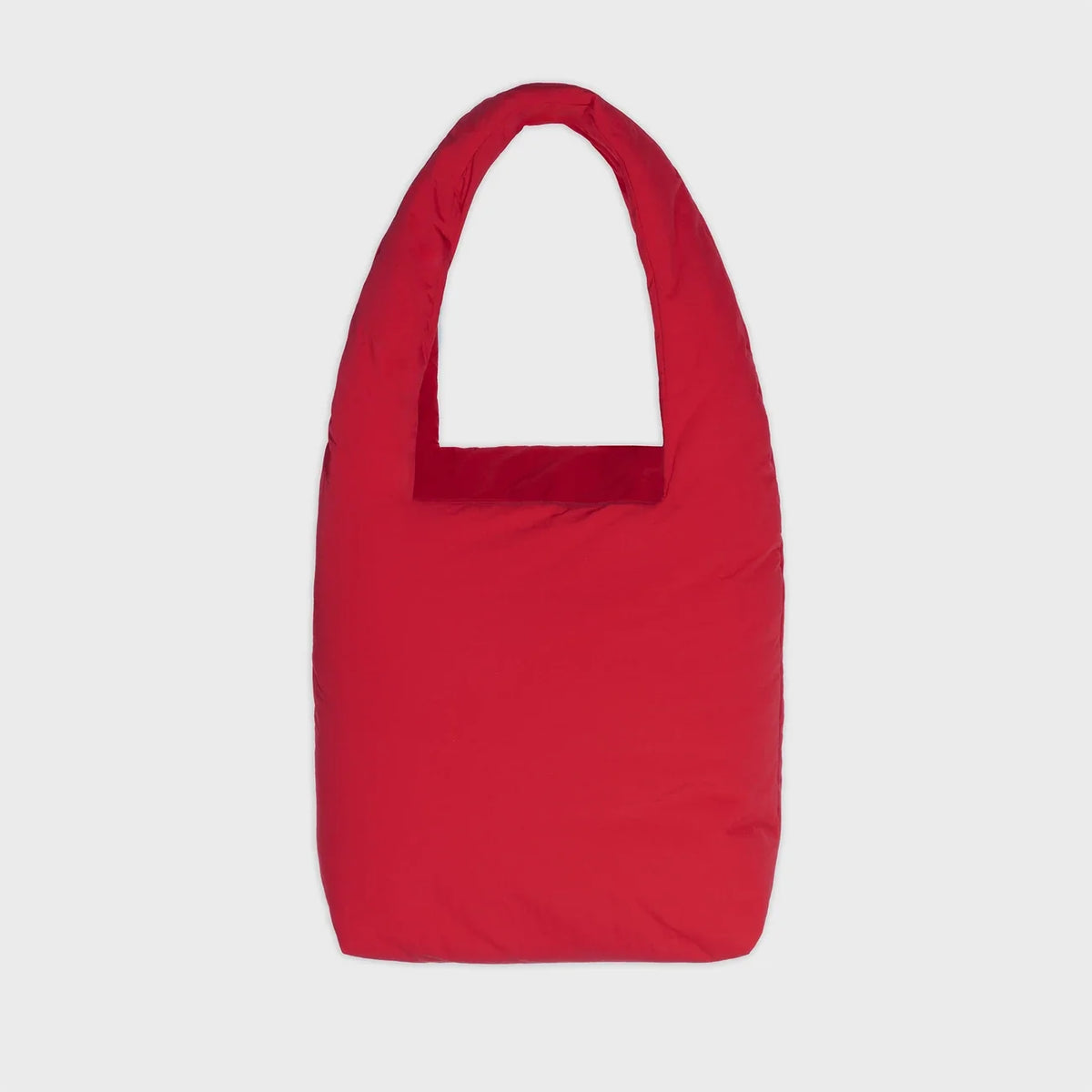 Red vegan shoulder bag and pouch eco friendly fashion set