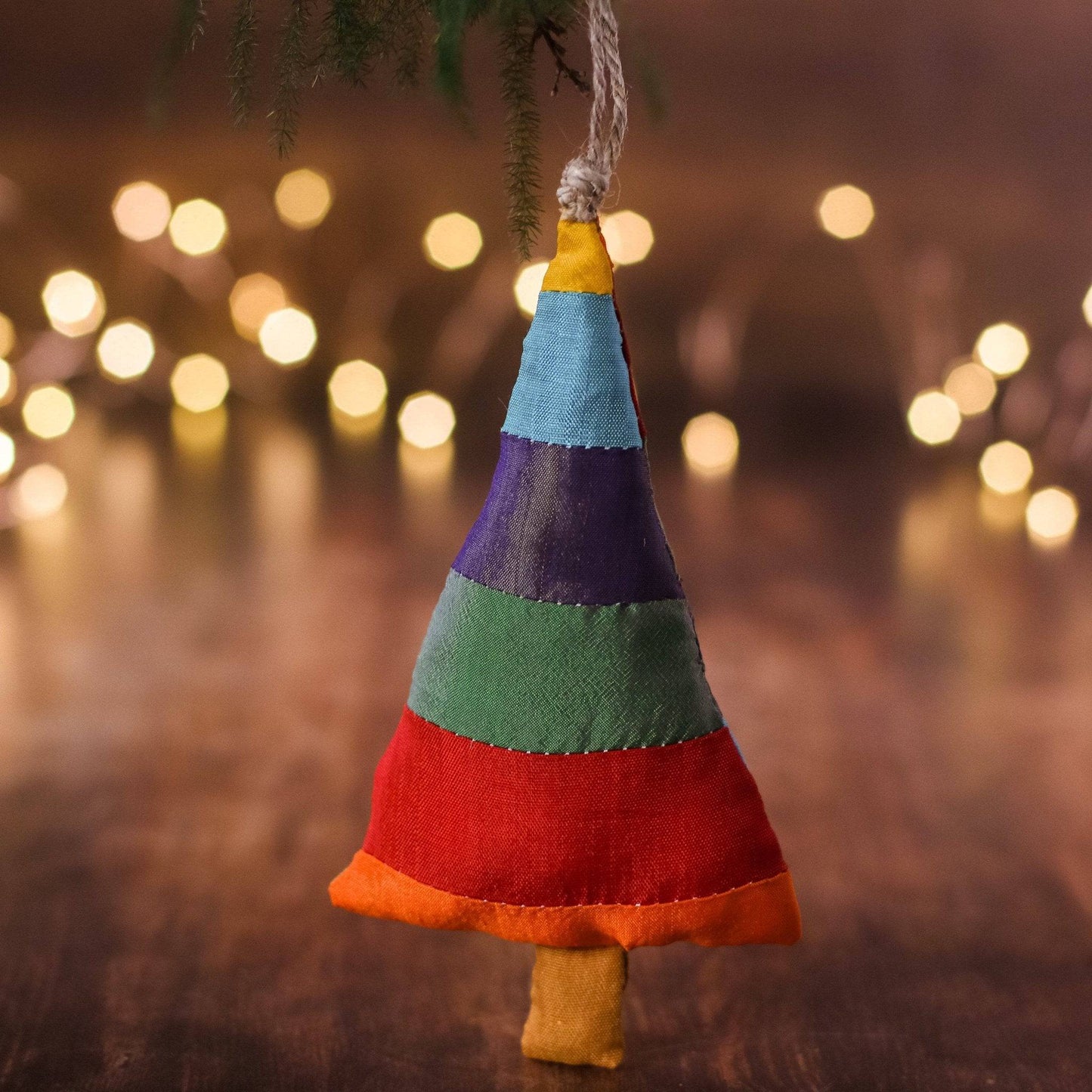 Rustic Christmas Trees Sewing Kit