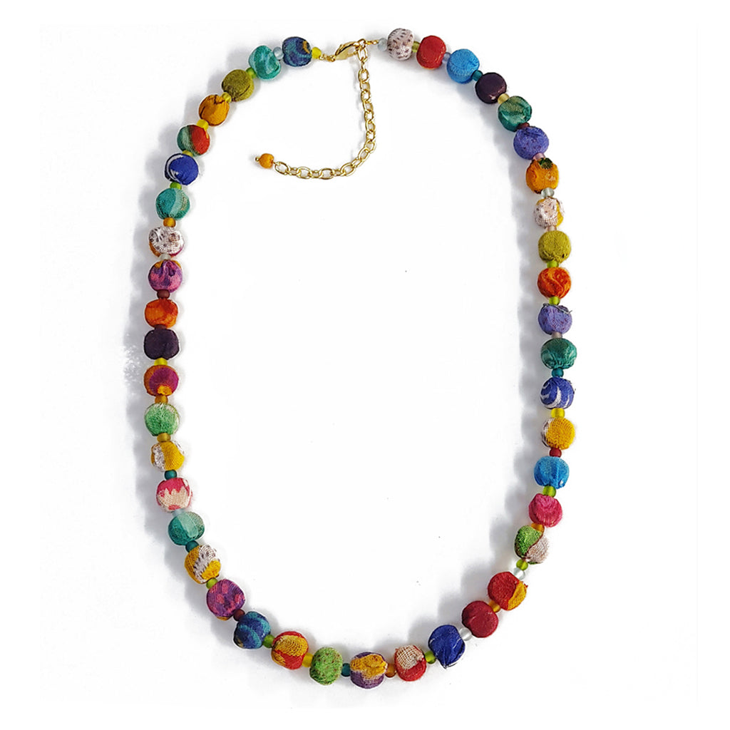 Kantha Bead Necklace