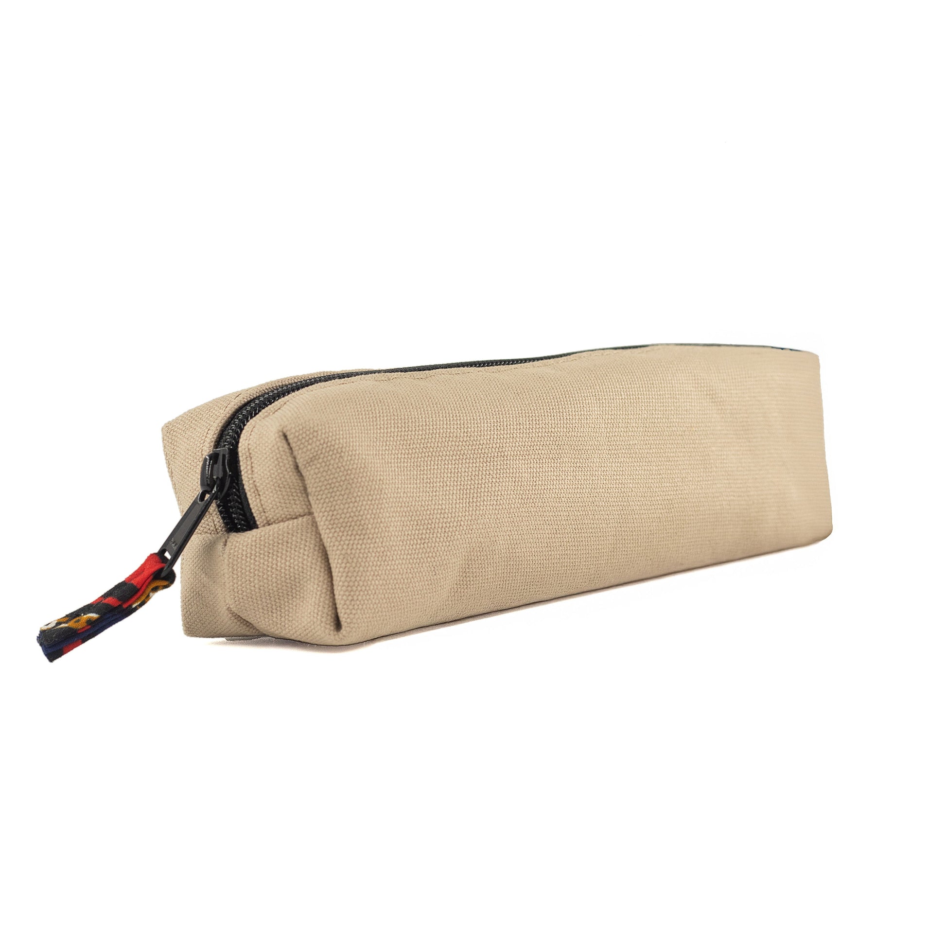 Pencil Pouch Zipper Bag #color_sand-white