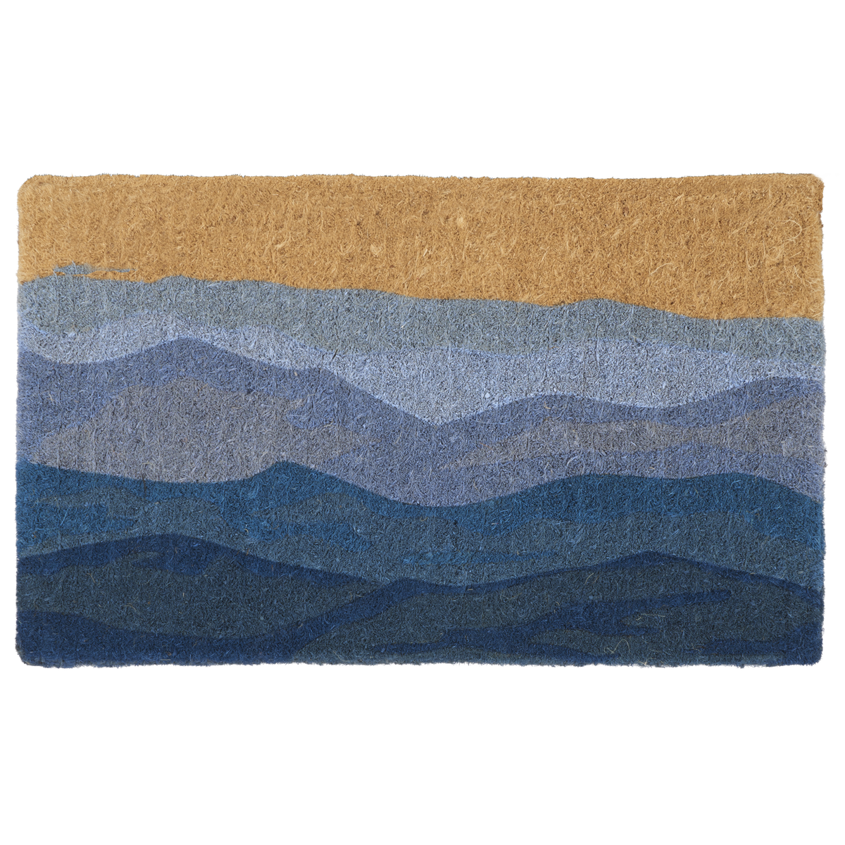 Shades of Sea - Blue Coir Doormat