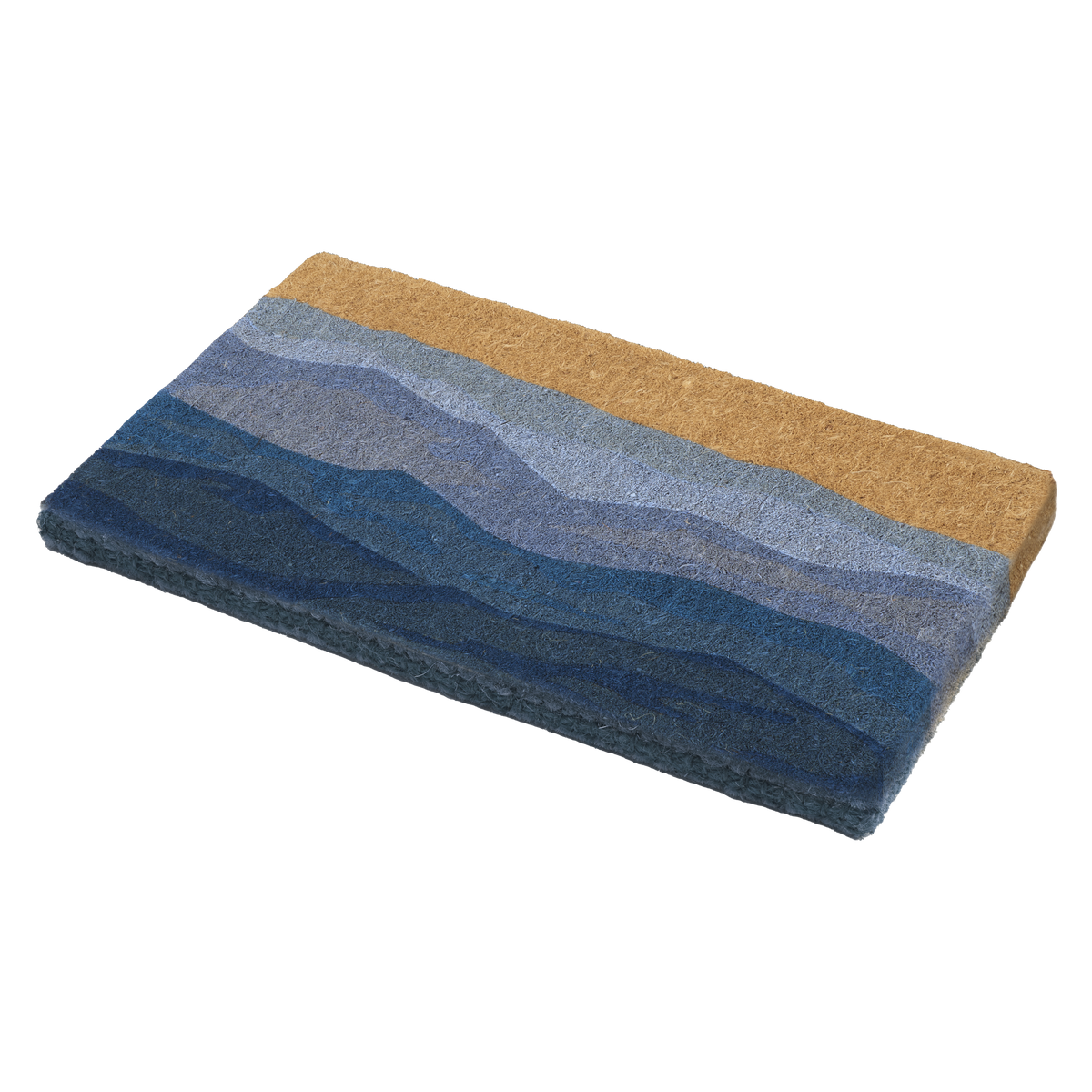 Shades of Sea - Blue Coir Doormat