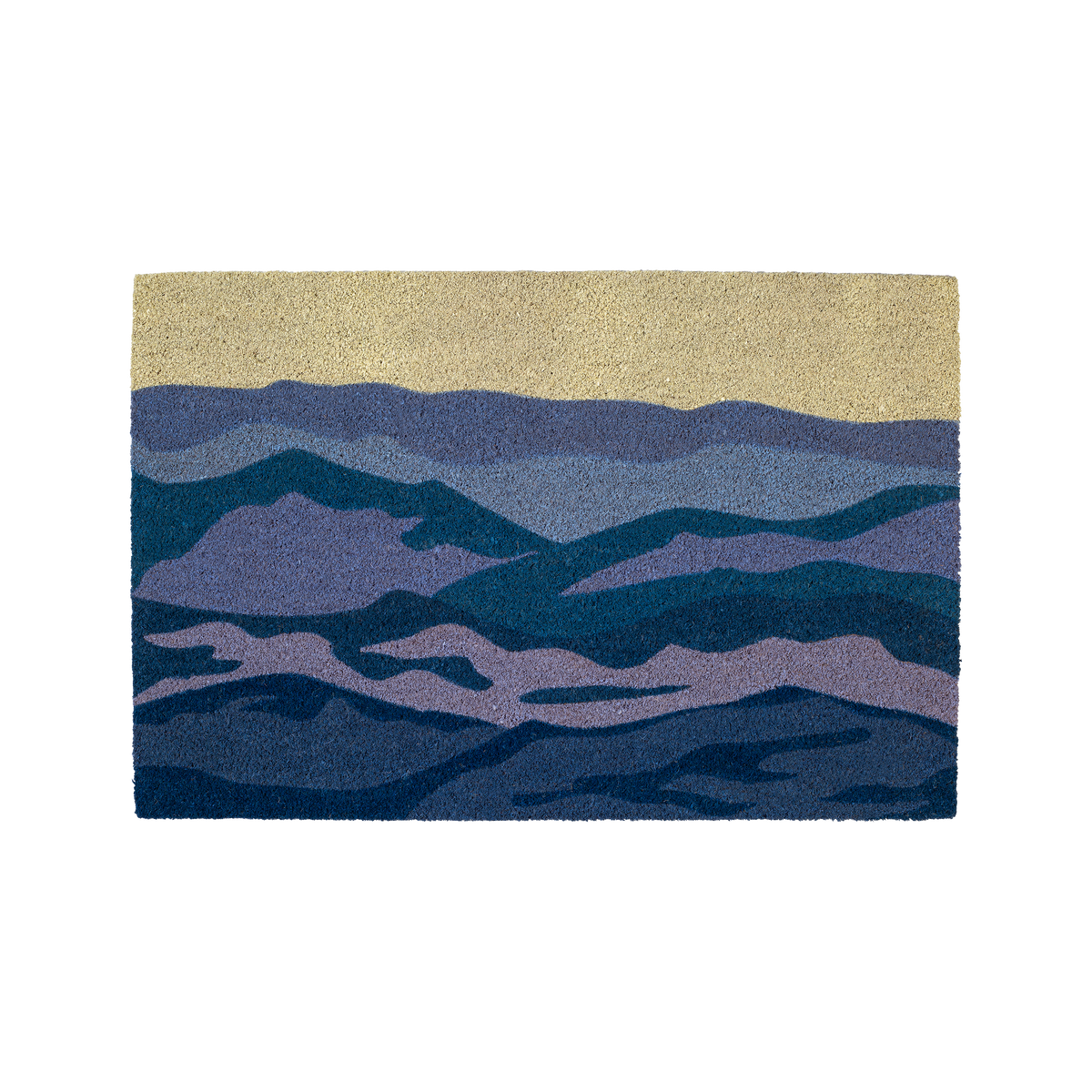 Shades of Sea - Blue Coir Doormat