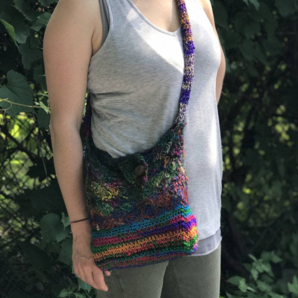 Shells and Stripes Purse Crochet Kit