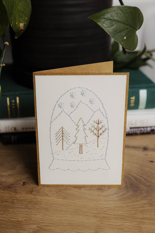 Snow Globe Holiday Greeting Cards