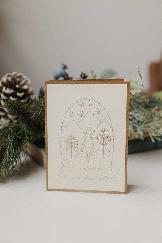 Snow Globe Holiday Greeting Cards