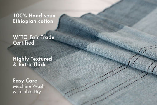 sodo runner in steel blue with key features