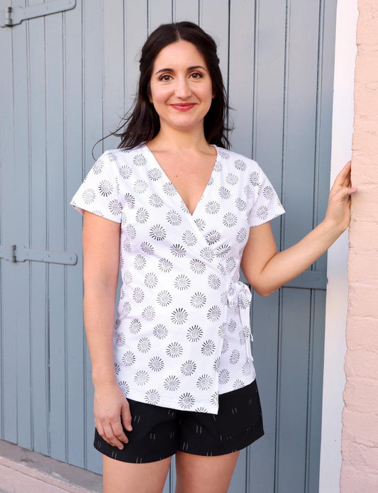 Sol Organic Wrap Top