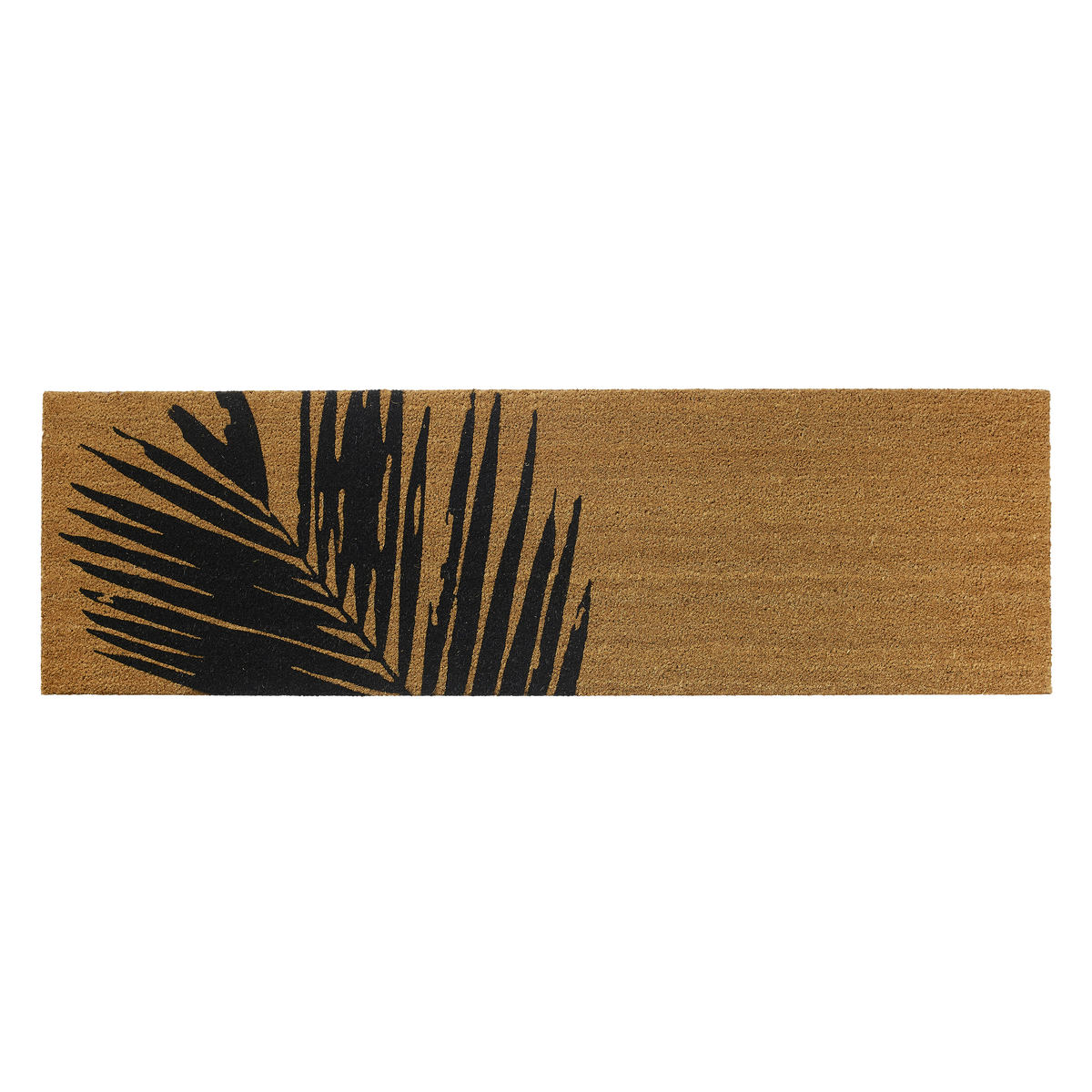 Summertime Palm Leaf Coir Doormat