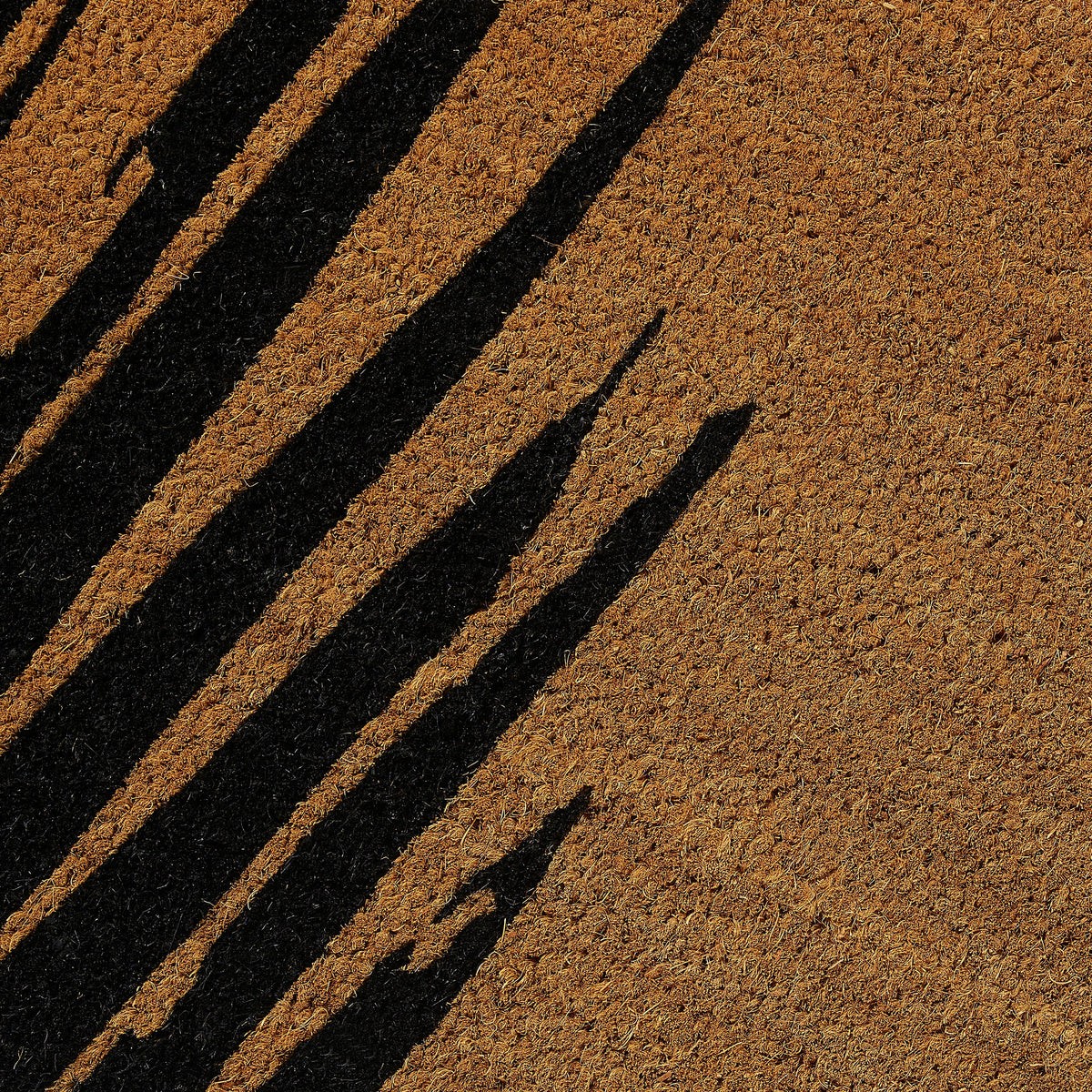 Summertime Palm Leaf Coir Doormat